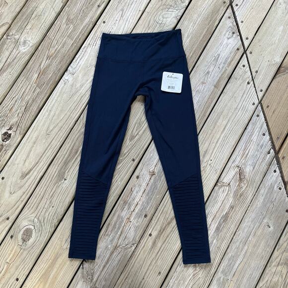Whisper Leggings Women's Sierra Moto Full Length Color Marine Size S. NEW - Picture 1 of 7